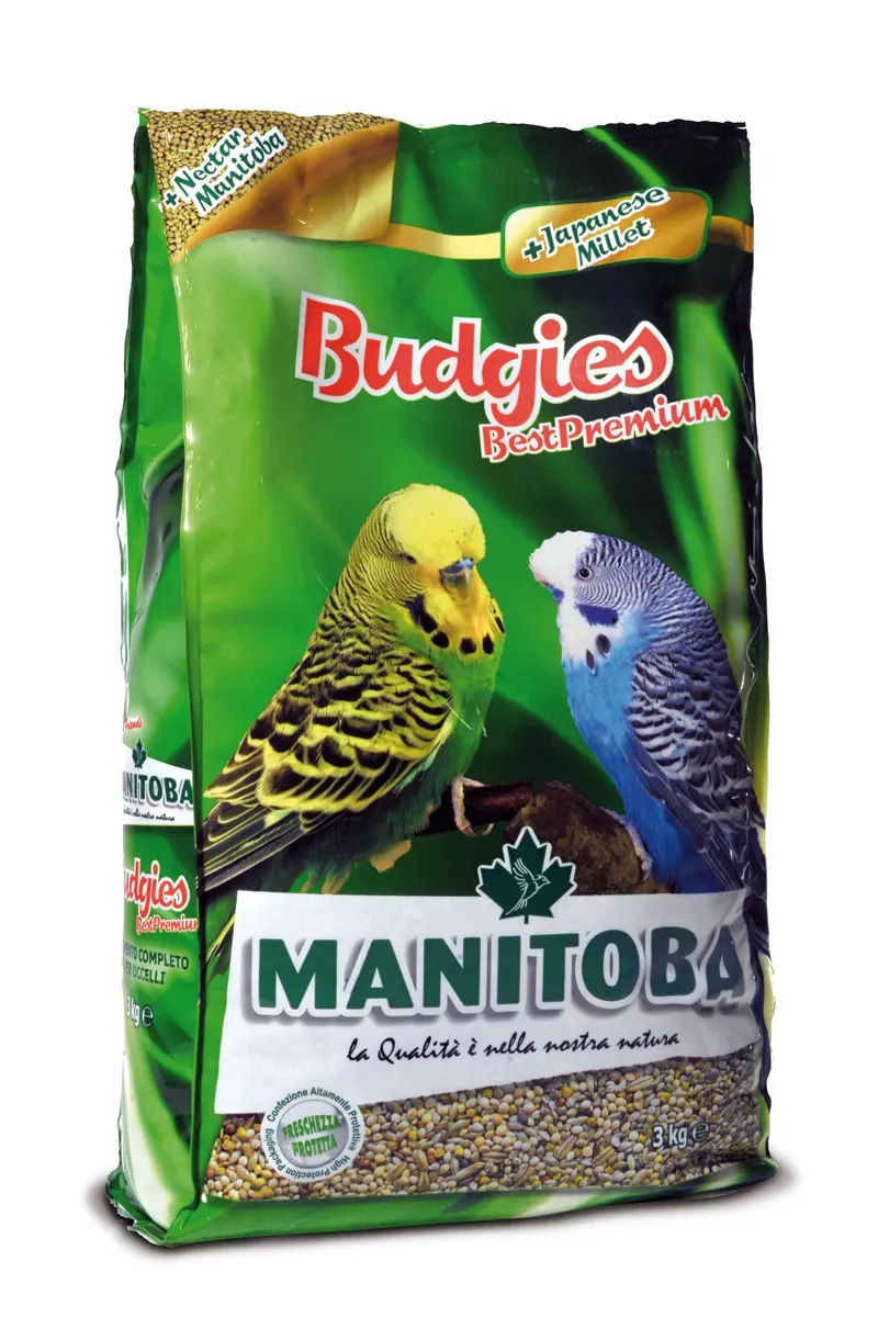 Manitoba Budgies Best Premium parkietenvoer 1 kg met eivoer