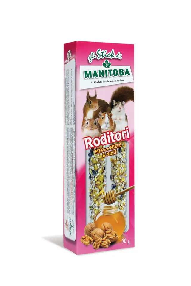 Manitoba Roditori Mix Miele knaagdiervoer honing 70 g