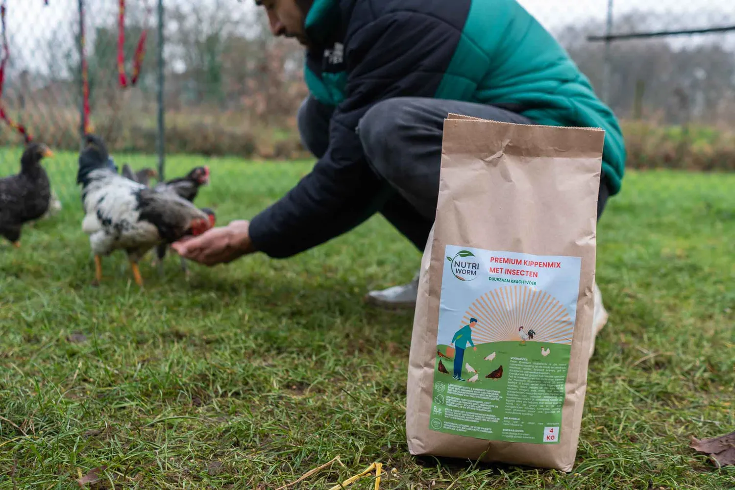 Samenwerken met de Natuur Premium Kippenmix kippenvoer 4 kg compleet