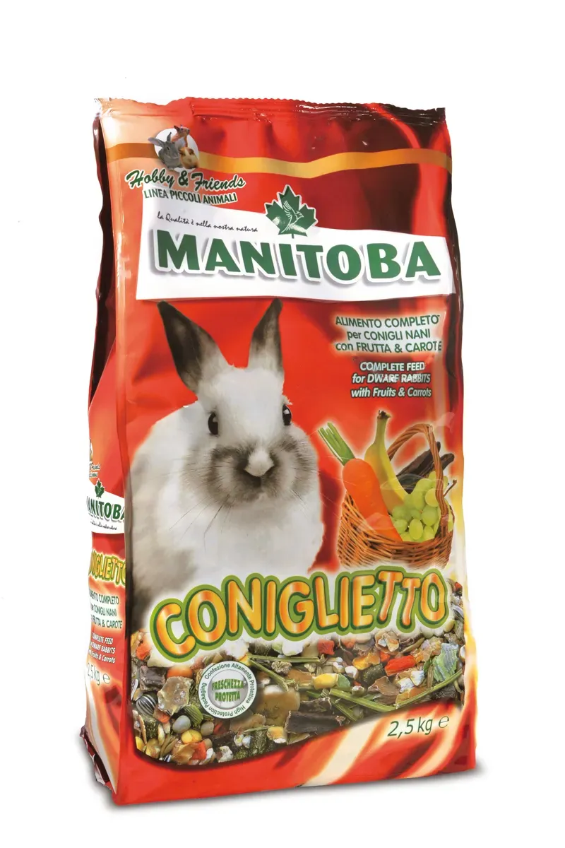 Manitoba Coniglietto konijnenvoer 1 kg gemengd
