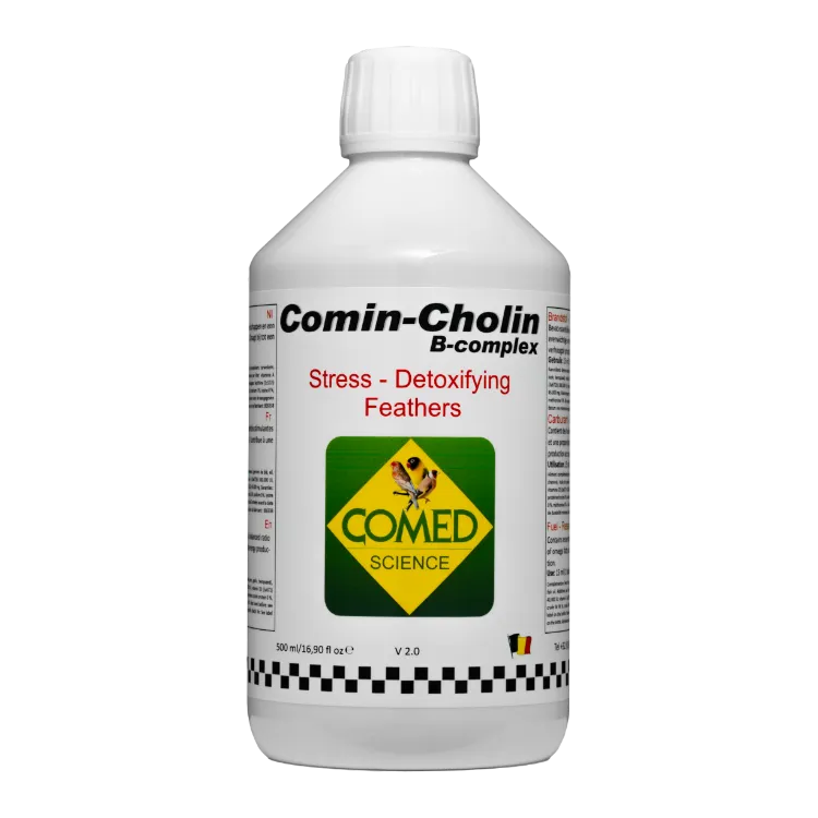 Comed Comin-Cholin B-Complex vogelvitamine 250 ml leverondersteuning