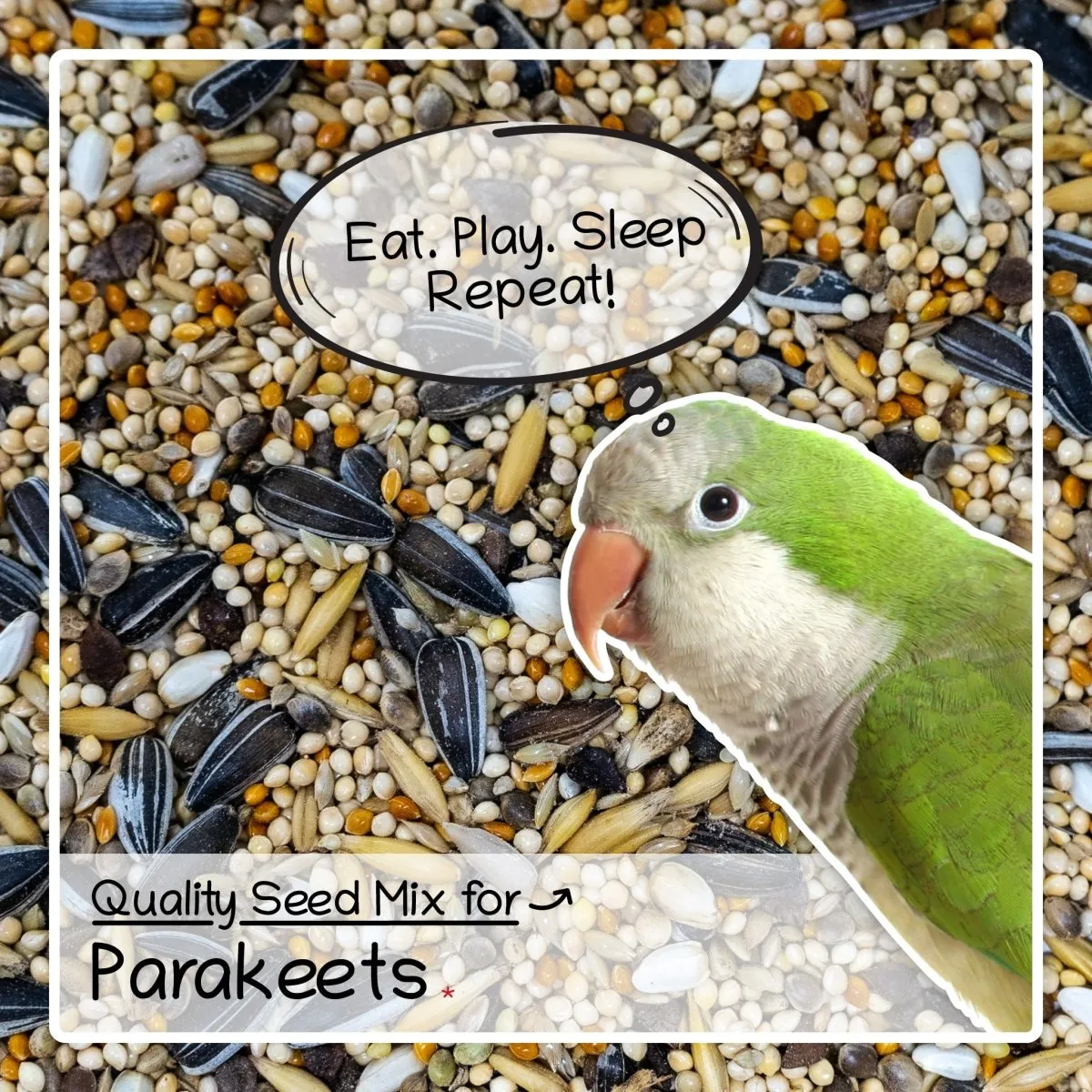 Seedzbox Ultimate Deluxe Parakeet parkietenvoer 1 kg gierst