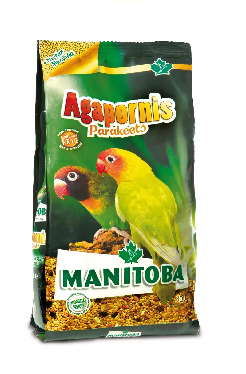 Manitoba Agapornis Parakeets parkietenvoer 20 kg oesterschelpen