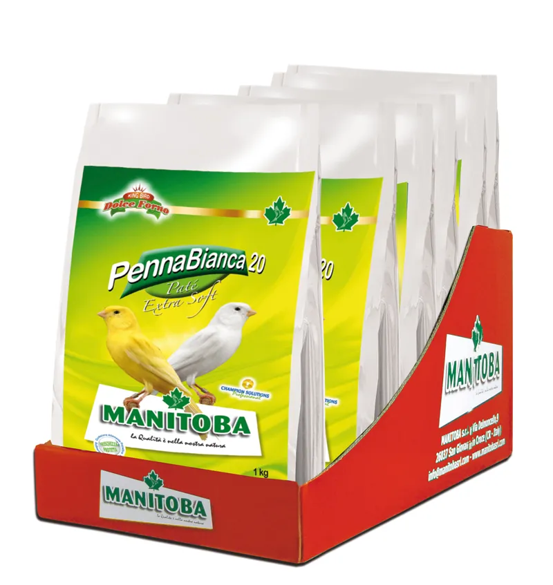 Manitoba Penna Bianca Extra Soft eivoer 1 kg wit
