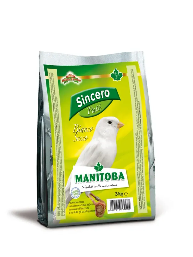 Manitoba Sincero Bianco Secco eivoer 3 kg droog