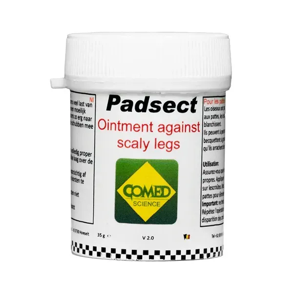 Perle Morbide Padsect pootgel kalkpoten voor vogels rood