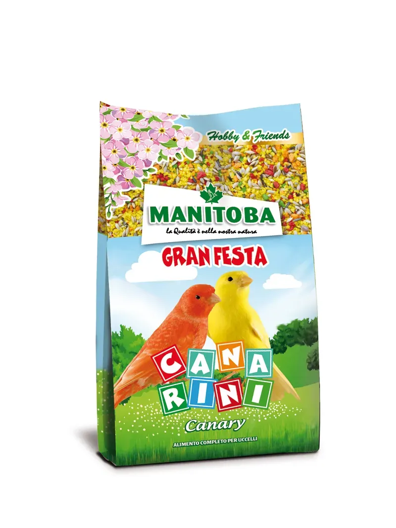 Manitoba Gran Festa kanariepaté 500 gram feestvoer