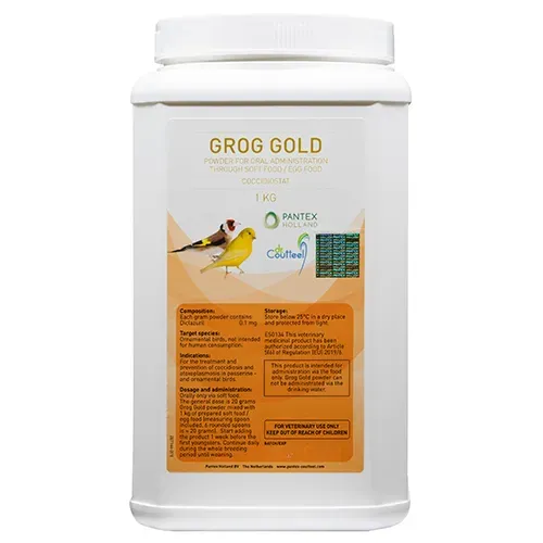 Giantel Grog Gold grit 1kg mineralen voor duiven