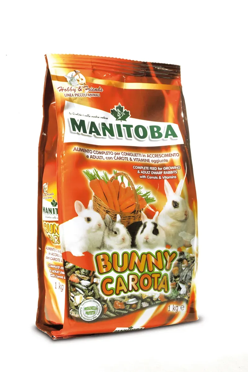 Manitoba Bunny Carota konijnenvoer 1 kg wortel