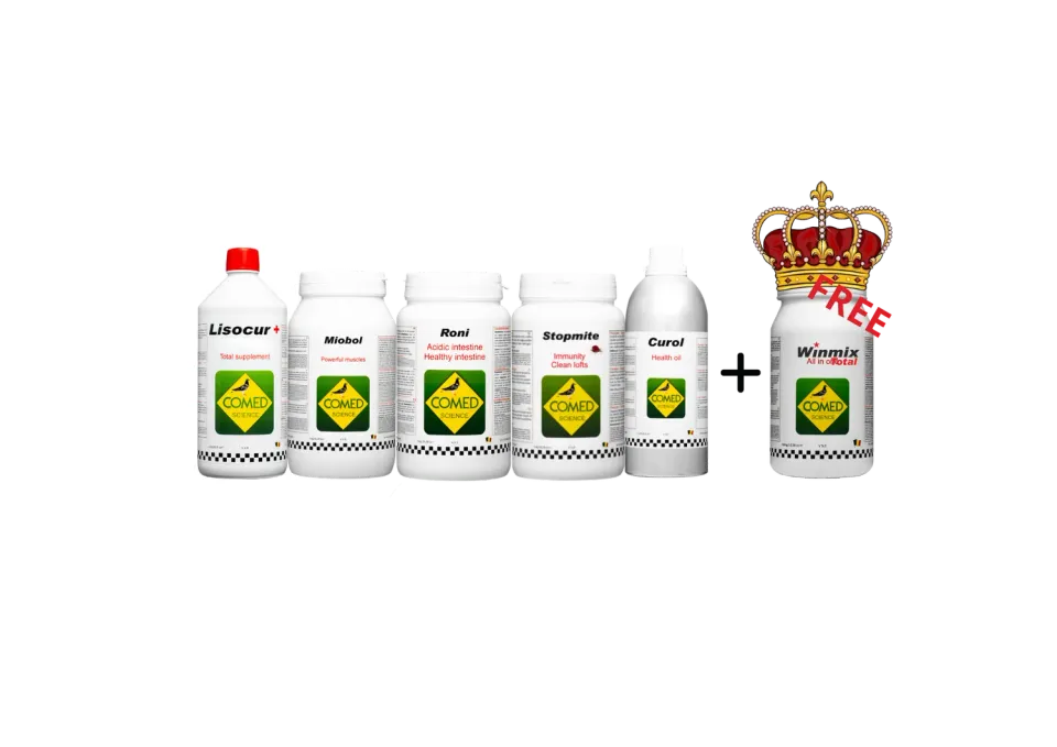 Comed Big 5 Pigeon pakket voor duiven met Winmix Total 1 kg