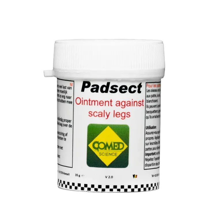 Comed Padsect Pigeon potenbalsem 35 g kalkpoten