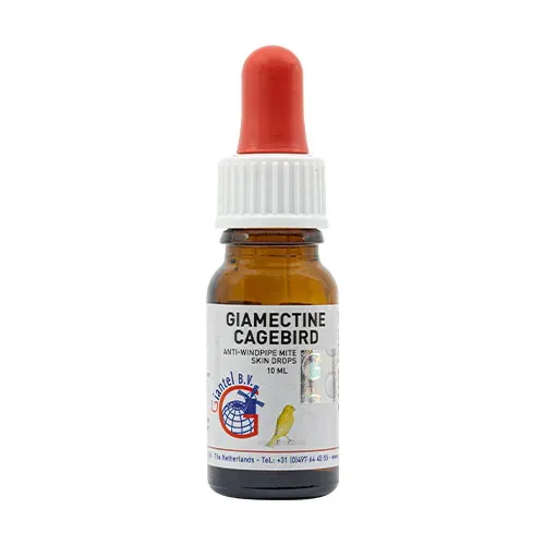 Giantel Giamectine Cagebird druppels 10ml voor parkieten