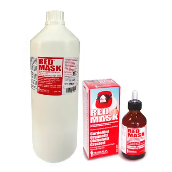 Perle Morbide Red Mask vogelsupplement rood vloeibaar