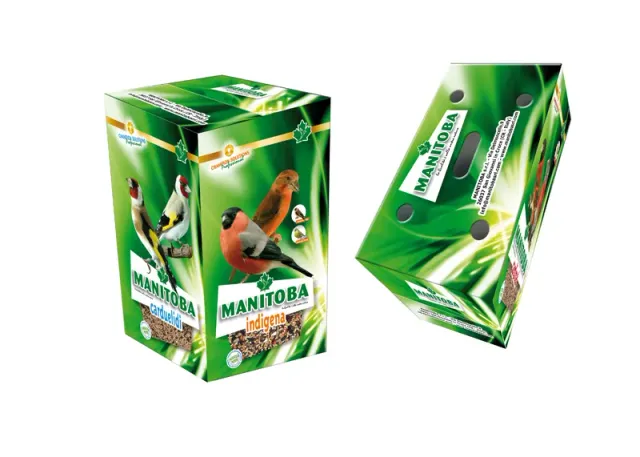 Manitoba Trasportini transportbox kanarie kunststof